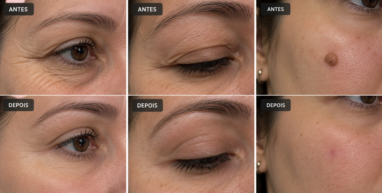 Antes e Depois Jato de Plasma
